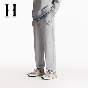 SEASON HIGH男装NFL联名冬休闲裤老鹰队松紧刺绣束脚裤