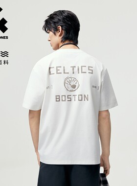 绫致【速干】杰克琼斯NBA联名款凯尔特人队男装T恤短袖圆领宽松