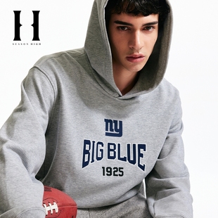 百搭长袖 连帽卫衣潮流舒适时尚 上衣 HIGH冬NFL联名男装 SEASON