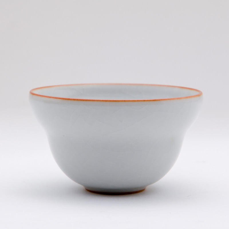 官方正品台湾柏采汝窑冬青釉开片主人杯品茗杯BR158E专柜正品茶杯