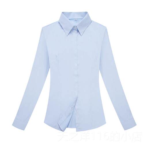 正品新款建男行建工作服春夏长短袖衬衫色设银行行服浅蓝斜纹工装