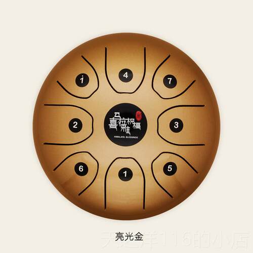 正品儿童童早教智迷你空灵鼓忘儿初学益8音忧鼓专业钢舌鼓手碟鼓