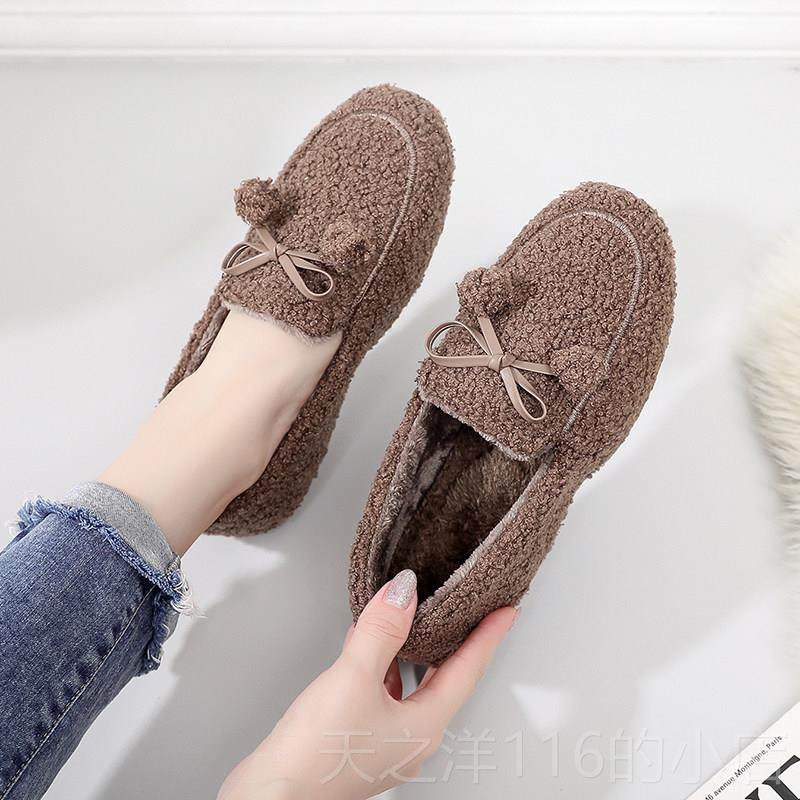 正品休闲妈平底棉鞋女冬新加款老北京布鞋百秋搭懒人妈鞋绒保暖毛,女鞋,棉鞋,淘宝优惠券,粉丝福利购,淘宝优惠卷