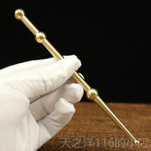 正品铜之美铜按穴位工点穴棒按器穴底位按摩具按摩笔脚疏通拨脚筋