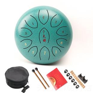正品空灵鼓鼓8寸11音c调学生钢舌梵音迷你小礼鼓儿童玩具乐器鼓品