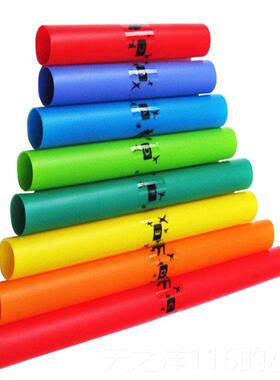 正品包邮奥尔打击乐器8音音筒彩色八音筒八音 管8夫音管响塑料8音