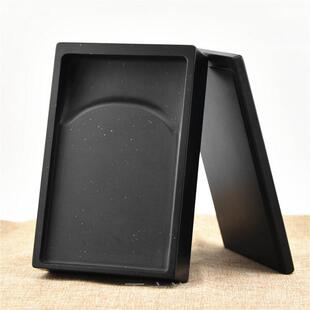 正品精品老天书然原石歙砚非端砚高8档珍藏礼品文房四宝纸墨笔砚