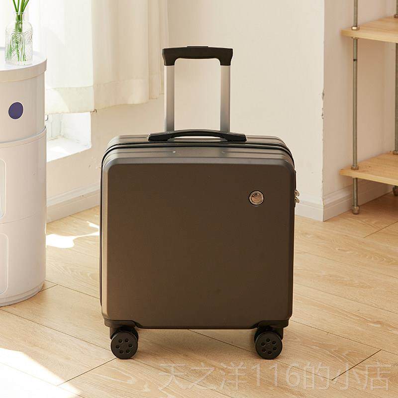 正品行箱小型18寸高颜值可机免李托运加登厚耐用飞行机旅拉杆密码