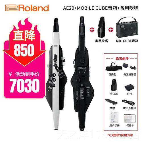 正品ERoland罗兰电管A20吹W/AE30专业吹电子管乐器电萨克斯笛子葫