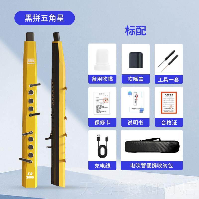 正品九度电吹捷初学管入无门线便电子吹管笛子专业中老年葫芦丝萨