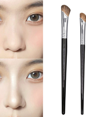 小号镰刀鼻影刷斜头修容笔刷鼻侧影刷子膏状鼻子修容刷小马毛斜角