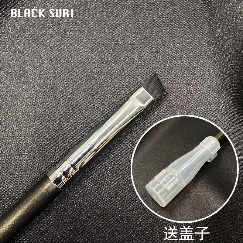 野生眉眉刷扁头化妆师硬头专业眉粉专用刷硬毛眉头刷斜头画眉刷子