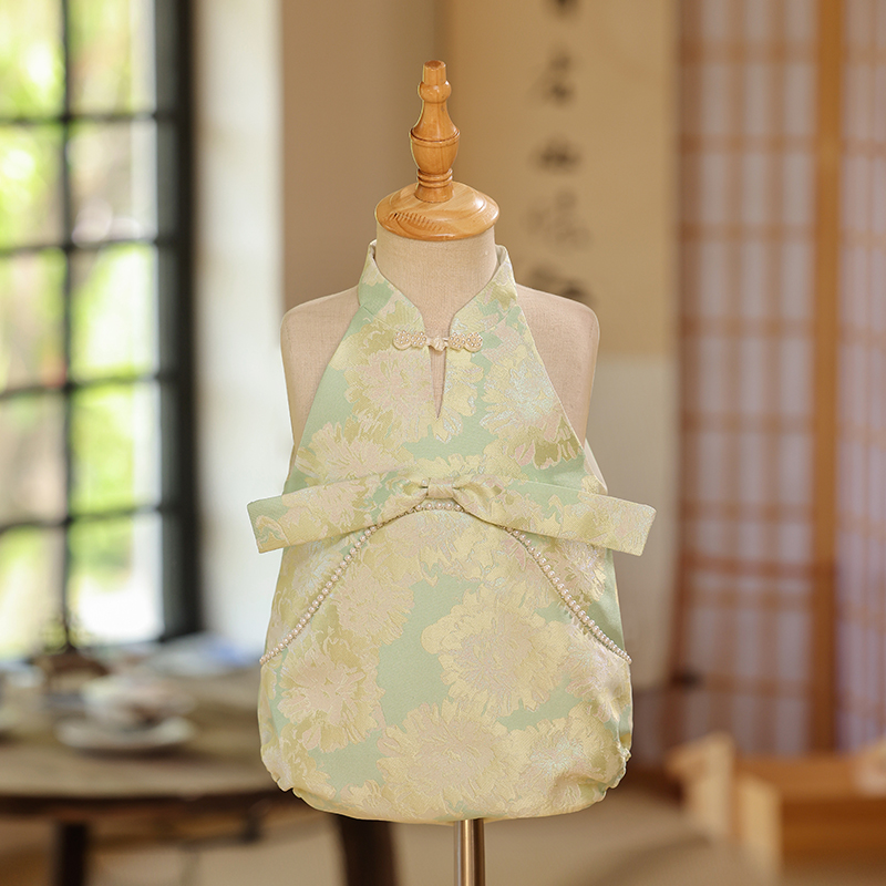 哥麦拉周岁礼服女宝宝新中式夏季