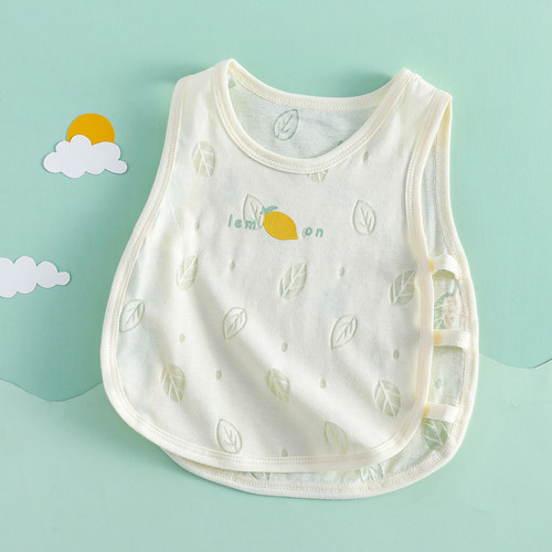 婴儿透气薄款琵琶背心夏季