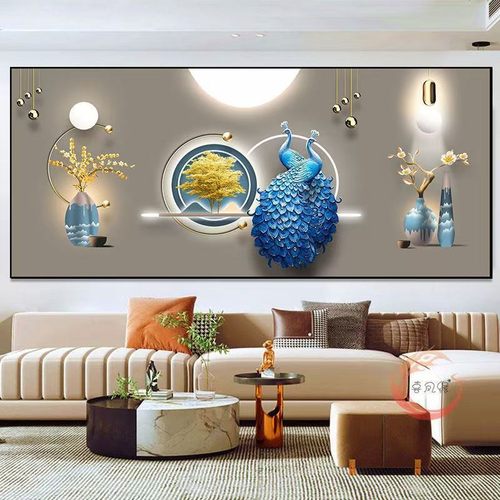 现代简约客厅装饰画轻奢大气