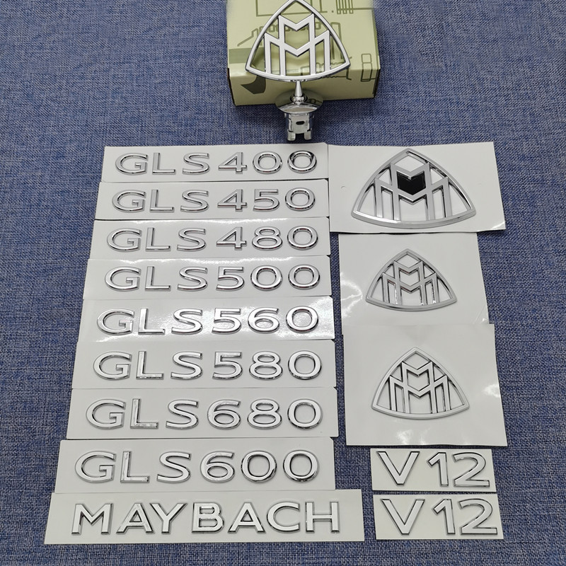 奔驰gls480迈巴赫车标gls级改装