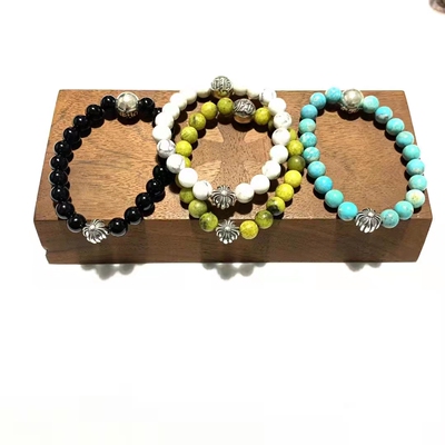 CH复古罗手链S925纯银十字花手串