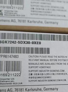西门子 通信模块 6GK7242-5DX30-0XE0 全新原装正品 PLC模块