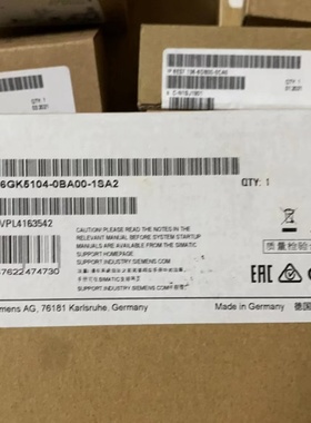 西门子 6GK5104-0BA00-1SA2 交换机 全新原装正品