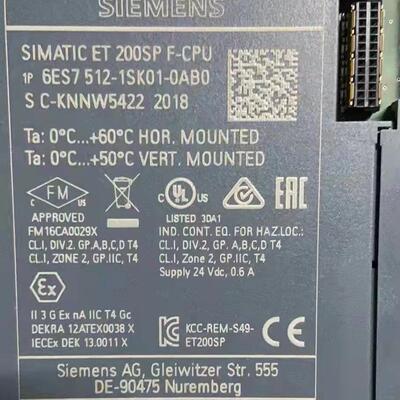 西门子6ES7512-1SK01-0AB0模块