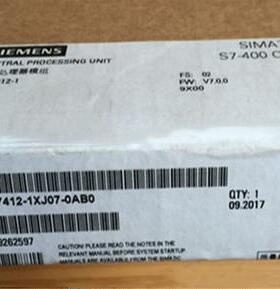 西门子 CPU 6ES7412-1XJ07-0AB0 全新原装正品