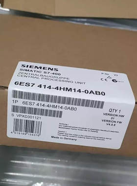 6ES7414-4HM14-0AB0 西门子PLC S7-400系列全新正品