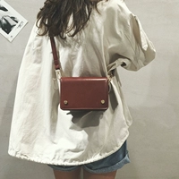 Túi xách nữ 2019 mới port gió retro nhỏ vuông túi Messenger Túi ulzzang mùa hè hoang dã túi đeo vai - Túi xách nữ túi charles & keith