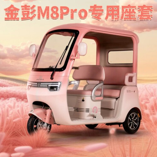 金彭M8Pro座套带棚电动三轮车全包坐垫保护套四季通用新款可机洗