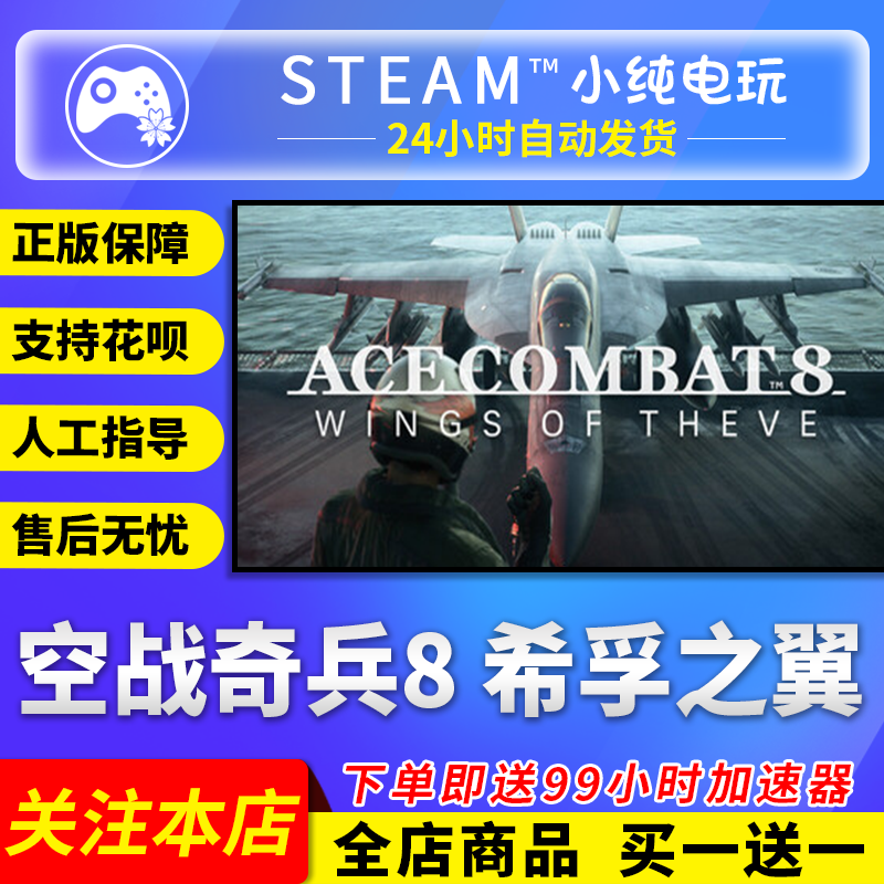 Steam正版 空战奇兵8 希孚之翼 国区礼物激活空战奇兵8数字豪华版
