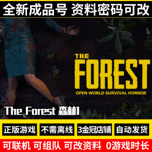 PC中文游戏 迷失森林steam正版 The Forest森林1全新成品号白号