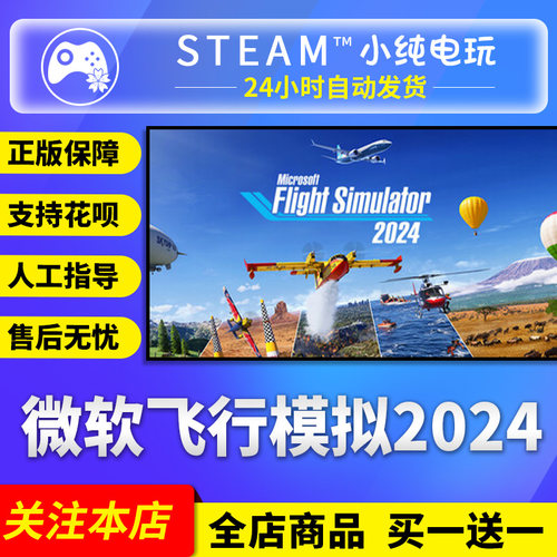 Steam正版微软飞行模拟2024国区