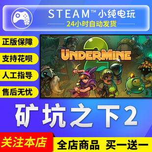 Steam正版 矿坑之下2 国区礼物激活码cdk UnderMine 2