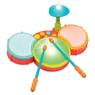 比乐B.toys儿童打鼓玩具打击乐器宝宝敲打鼓手拍鼓婴幼儿手敲小鼓