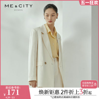 mecity女装2021秋季女西装外套