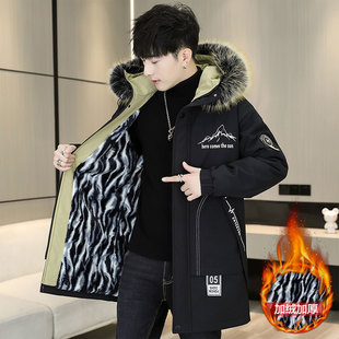 国潮派克服男士 潮牌加绒加厚棉衣工装 棉袄 冬季 外套棉服男2025新款