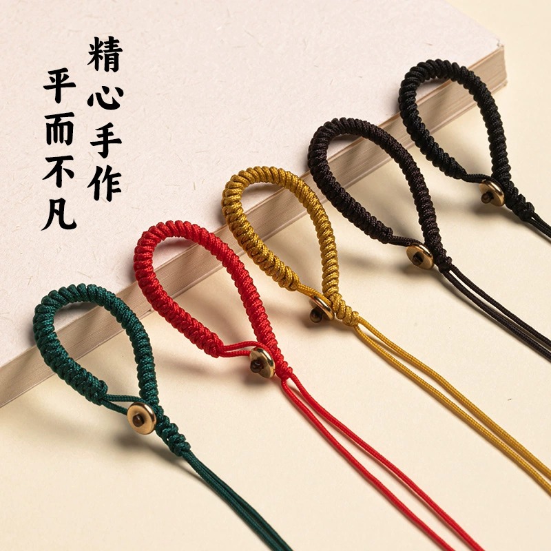 带扣手工编织钥匙圈配件半成品