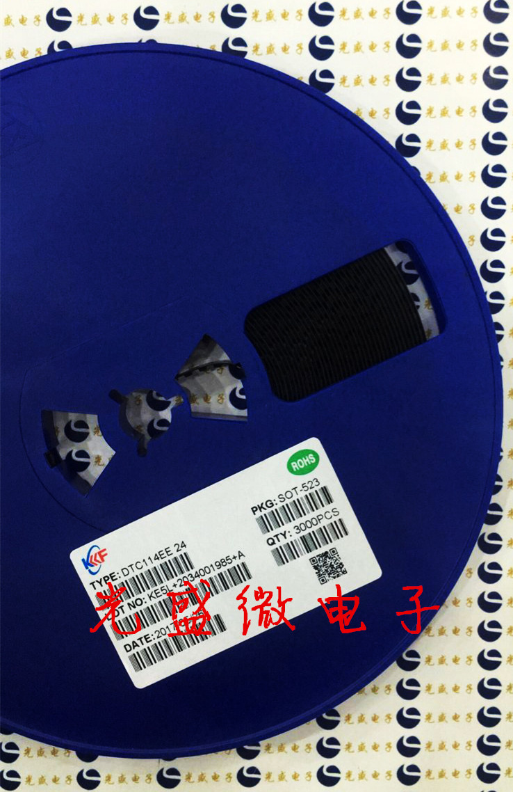 贴片三极管 DTC114EE SOT-523 24 数字晶体管 DTC114 (180元/盘)