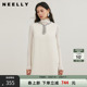 小香风圆领背心裙女直筒显瘦连衣裙 新款 NEELLY纳俪商场同款 冬季