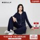 NEELLY纳俪商场同款 套装 春新款 休闲通勤两件套女运动风卫衣休闲裤