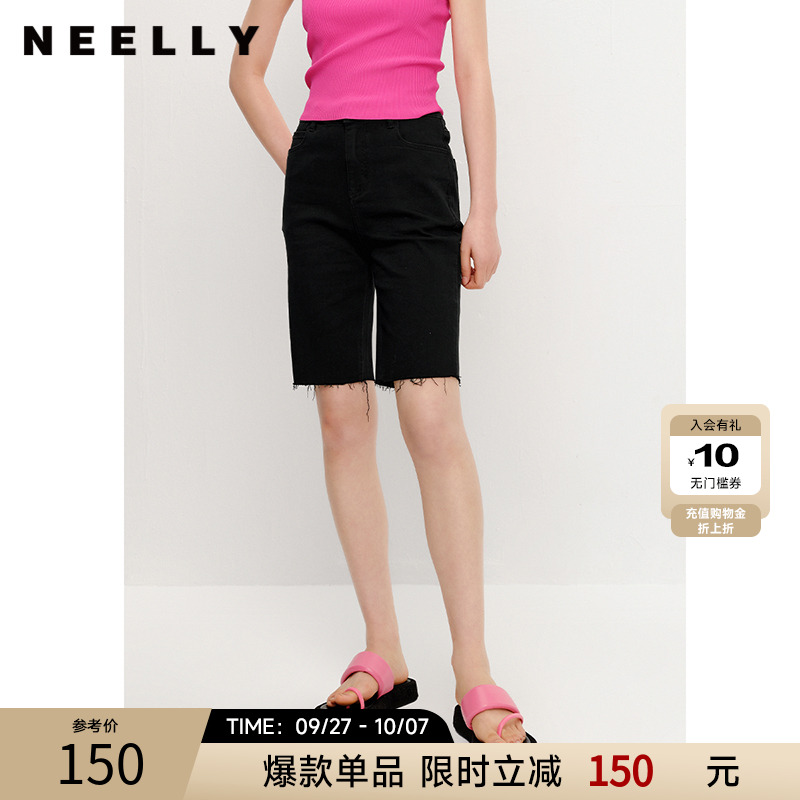 NEELLY商场同款牛仔短裤