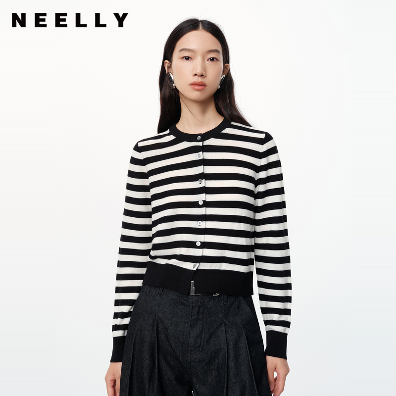 NEELLY商场同款针织开衫