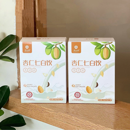 坤达理杏仁七白饮3盒装/6盒装