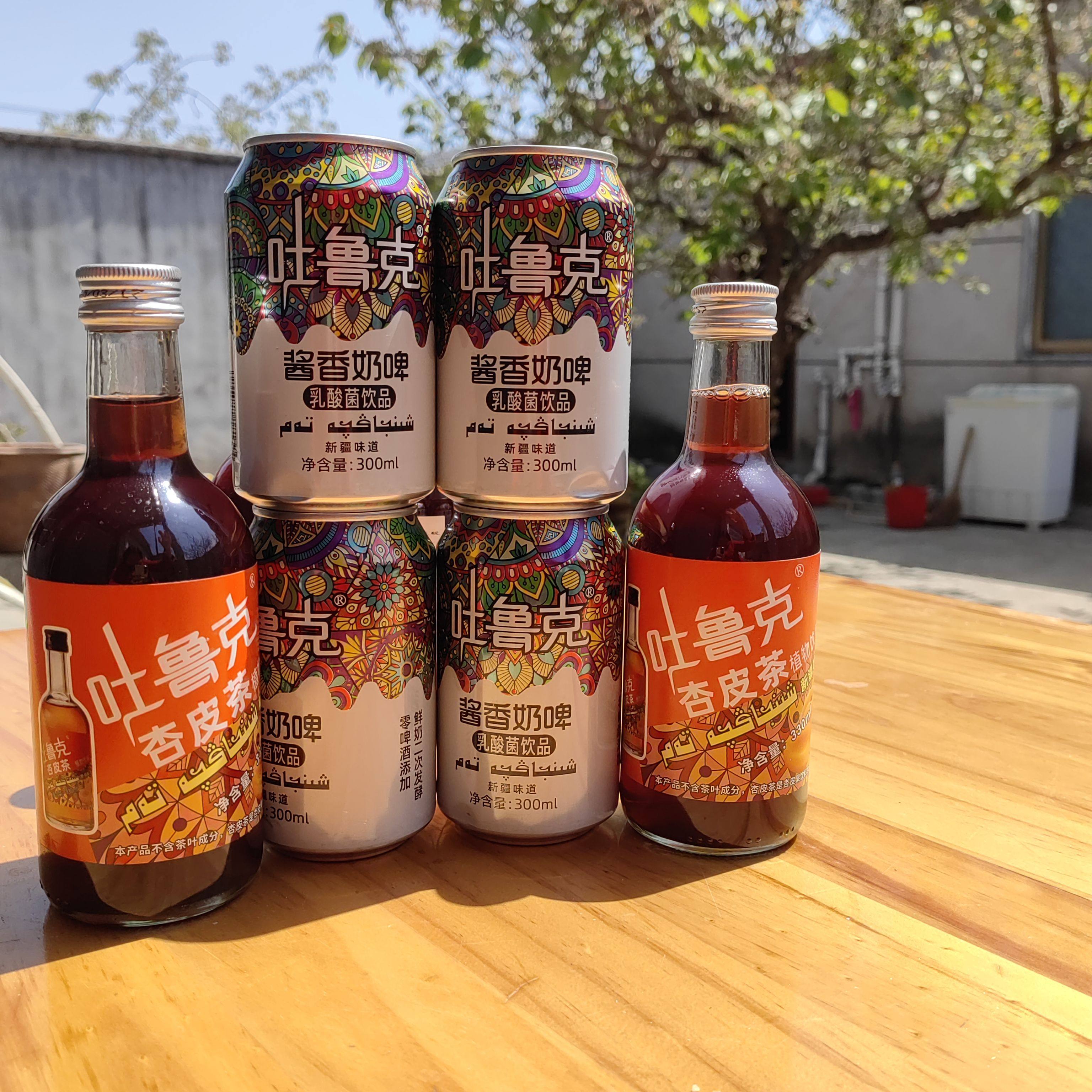 吐鲁克酱香奶皮乳酸菌饮料 吐鲁克杏皮茶