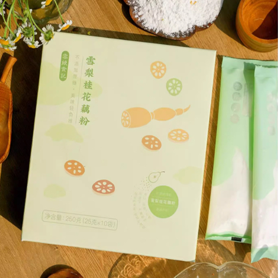 致山野雪梨藕粉坚果藕粉