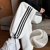 秋冬装 加绒裤 2025新款 女童卫裤 儿童阔腿裤 秋季 子女大童休闲运动裤