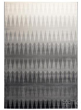 正品ammi 进口客厅D卧室地色毯灰美式轻奢北欧现代简约间高端房床