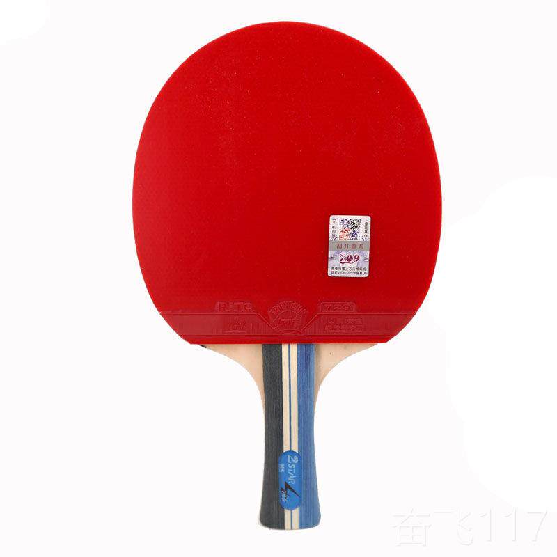 正品正品友谊729乓郝帅三者星四星乒球拍5木层全弧圈快攻型初学成