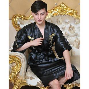 睡衣唐装 男龙袍 男女开衫 睡衣 正品 浴袍 采购产品民风格