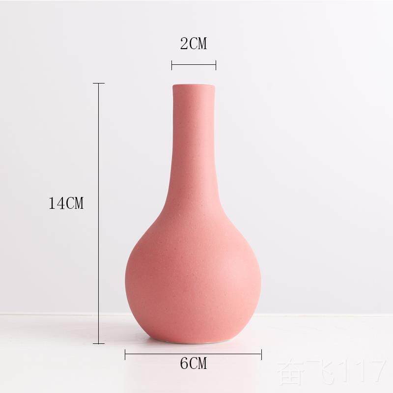 正品莫色花瓶摆件家居装迪饰品卧室北欧客电视柜创意厅插花干兰花