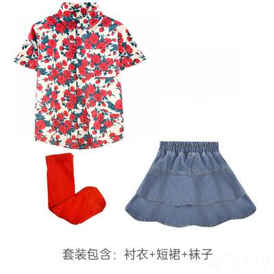 正品童式表演服装8儿090儿S怀旧覆古港衬衫幼园毕业小学学生摄影